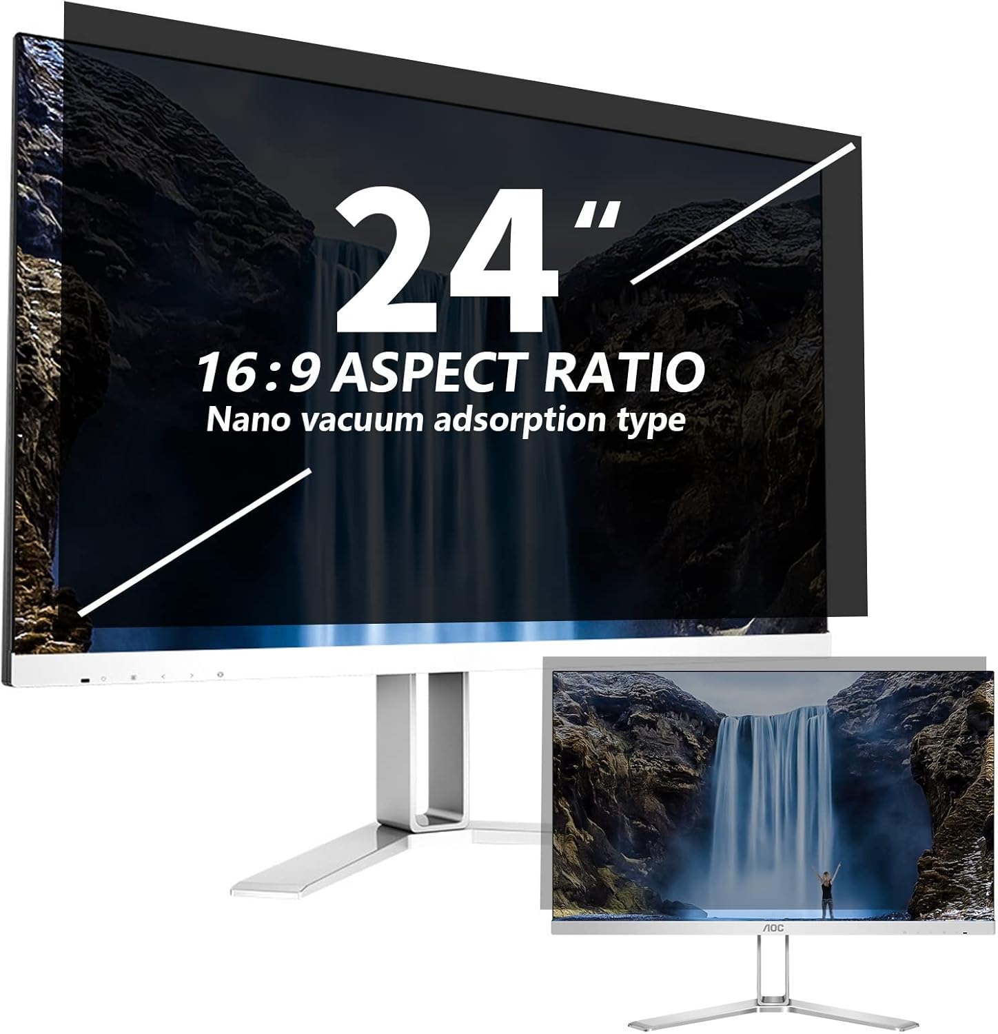 Dabernur 24 英吋電腦隱私螢幕濾鏡